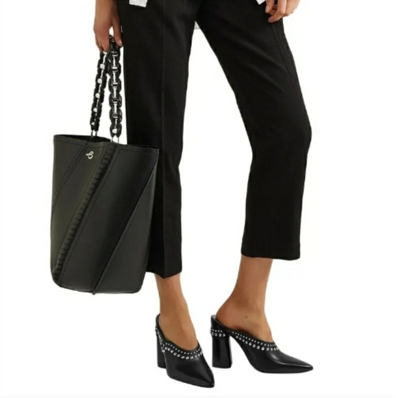 **HP** 3.1 PHILIP LIM Studded Black Leather Booties - Picture 6 of 16